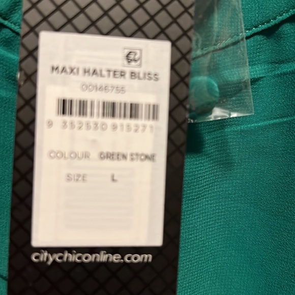 NWT Green Maxi Dress - Picture 4 of 4